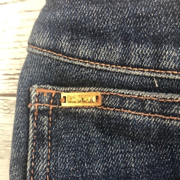St John Jeans Rhinestoned Back Pockets 12 - Picture 10 of 10